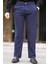 Lacivert Regular Fit Düz Kesim Yan Cepli Erkek Pantolon 6540 2