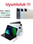 Xiaomi Pad 6 11 Inç Uyumlu 360° Dönebilen Standlı Tablet Kılıfı Ekran Koruyucu ve Kalem Seti Kırmızı 5