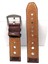 Tissot & Fossil & Panaray Uyumlu Crayz Hakiki Deri 24 mm Bordo 5