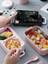 Paslanmaz Çelik Yemek Tası Isı Yalıtımlı 3 Katlı Yemek Termosu Ofis Kamp Lunchbox Mavi 5