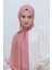 Scarf Abiye ve Günlük Kullanım, Parlak Tek Renk Polina Şal 2