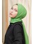 Scarf Kendinden Desenli Tek Renk Kayla Jakarlı Pamuklu Şal 1