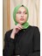 Scarf Kendinden Desenli Tek Renk Kayla Jakarlı Pamuklu Şal 2