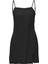 Kadın Elbise Siyah 15255185 Onlcaro Lınen Blend Short Dress 1