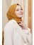 Scarf Kendinden Desenli Tek Renk Kayla Jakarlı Pamuklu Şal 3
