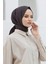 Scarf Logo Desen, Jakarlı Pamuklu Şal 3