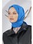 Scarf Floş Jakar Serisi Leopar Desenli Şal 1
