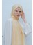 Scarf Abiye ve Günlük Kullanım, Parlak Tek Renk Polina Şal 2