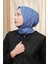 Scarf Kendinden Desenli Tek Renk Kayla Jakarlı Pamuklu Şal 2