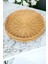 Rattan Sunum Tepsisi Servis Çay Kahve Tepsisi Dekoratif Çok Amaçlı Kulplu 35CM Oceanpoint 5