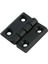 Yaprak Menteşe Metal Mat Siyah 40 x 40 mm 3