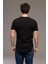 Unisex Basic Rahat Kalıp Tişört Siyah Y-682 2