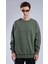 Unisex Basic Oversize Yıkamalı Sweatshirt K-519 1