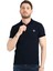 Erkek Kuzguni Siyah Regular Kesim Polo Yaka Erkek Tişört 1