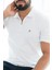 Fermuarlı Polo Yaka %100 Pamuk Regular Fit T-Shirt 5
