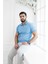 Fermuarlı Polo Yaka %100 Pamuk Regular Fit T-Shirt 1