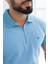 Fermuarlı Polo Yaka %100 Pamuk Regular Fit T-Shirt 3