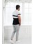 Polo Yaka %100 Pamuk Parça Desenli Regular Fit T-Shirt 4