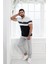 Polo Yaka %100 Pamuk Parça Desenli Regular Fit T-Shirt 5