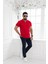 Fermuarlı Polo Yaka %100 Pamuk Regular Fit T-Shirt 3