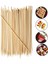 Bambu Kalın Ahşap Çöp Şiş Çubuğu 40 cm - 20 Adet 3