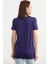 V Yaka Dökümlü Basic Tişört - Lacivert 4
