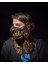 Cadılar Bayramı Samuray Maske Cyber Samuray Maske Halloween Samuray Maske Cosplay Samuray Maske 15CM 3