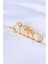 Pirinç Taşlı Gold Renk Oval Çoklu Küpe 3