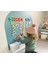 Yapışkanlı Manyetik Duvar Sticker Panosu Mıknatıs Tutan Duvar Sticker 60X90 cm 3