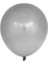 5 Inç Pastel Gri Renk Küçük Boy 10 Lu Dekorasyon Balonu 1
