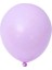 5 Inç Lila Renk Küçük Boy 10 Lu Makaron Dekorasyon Balonu 1