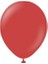 5 Inç Deep Red Renk Küçük Boy 25 Li Dekorasyon Balonu 1