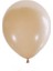 5 Inç Sütlü Kahve Renk Küçük Boy 50 Li Dekorasyon Balonu 1