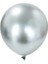 5 Inç Gümüş Renk 10 Lu Küçük Boy Krom-Mirror-Aynalı Dekorasyon Balonu 1