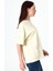 Atis Place Kadın Basic T-Shirt Kısa Kollu Oversize Pamuklu T-Shirt 5