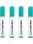 660 Fosforlu Kalem Kesik Uç 1.0 4.0 mm Pastel Green 4 Adet 1