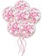 Pembe Konfetili Şeffaf Balon Seti 10 Adet 1