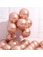 Doğum Günü Bride Bekarlığa Veda Partisi Balonu Rose Gold Renkli Krom Balon 10 Adet 1