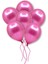 Pembe Konfetili Şeffaf Balon Ve fuşya Balon Seti 20 Adet 3