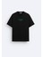 The Champ Bisiklet Yaka Petit Jardinier Baskılı Oversize Siyah Erkek T-Shirt 4