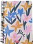 Colornote Papirüs Papirüs Çiçek Spiralli  Sert Kapak 16X23 100 Yaprak Çizgili Defter 1