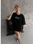 Zenwave Unisex Baskılı Oversize T-Shirt - Siyah 2