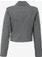 Crop Gri Kadın Ceket SPBF4SL-CKT5505 2