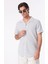 Slim Fit Apaş Yaka Armürlü Mavi Erkek Gömlek SPBF4SM-GML5080 2