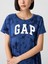 Kadın Koyu Mavi Gap Logo T-Shirt Elbise 3