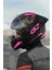 Rapıd 2 Race Palımnesıs Mat Siyah-Pembe Kask 3