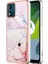 Motorola Moto E13 Yumuşak Tpu Tampon Kart Yuvaları Mermer Ince Cüzdan (Yurt Dışından) 1
