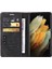 Samsung Galaxy S21 Ultra Basit Iş Deri Kılıf Flip Case Için Flip Case (Yurt Dışından) 3