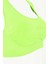Neon Sarı Active Kalın Askılı Seamless Sporcu Büstiyer 2