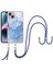 IPhone 14 Kapak Mermer Ayrılabilir Kayış Crossbody Kordon Yumuşak (Yurt Dışından) 5